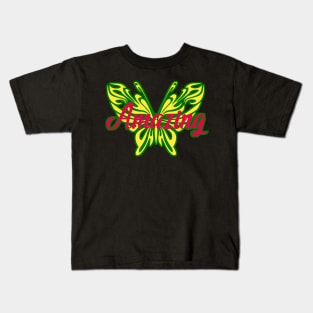 Lovely Butterfly - Self-Love Motivation Kids T-Shirt